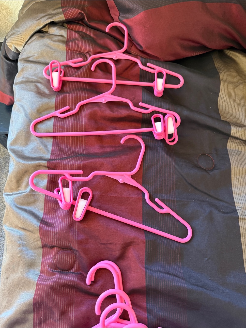 Set of Plastic Clothing Hangers